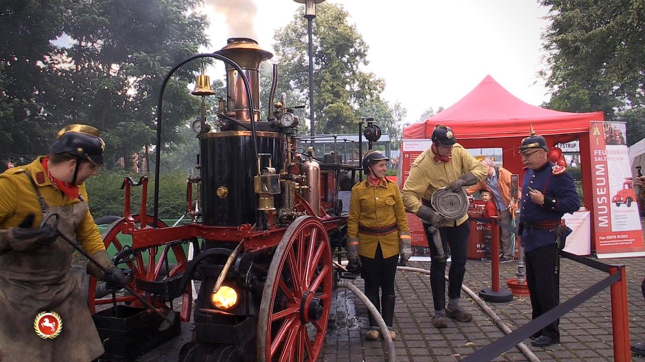 Historische Dampfspritze vom Feuerwehrmuseum Salzbergen