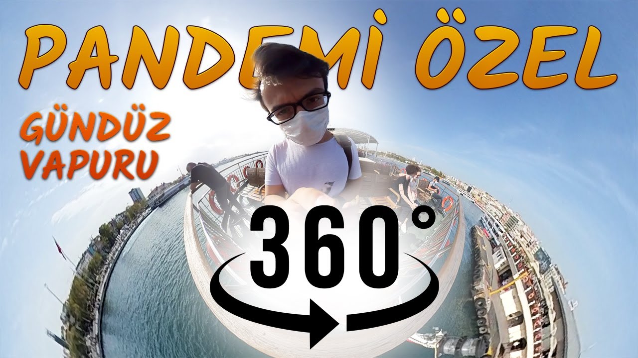 Kadıköy - Eminönü Vapurunda 360 Derece Gezelim (Pandemi Özel)