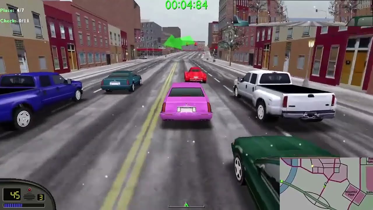 Midtown Madness 1 Caddie SNOW100% | Freeway Flyer