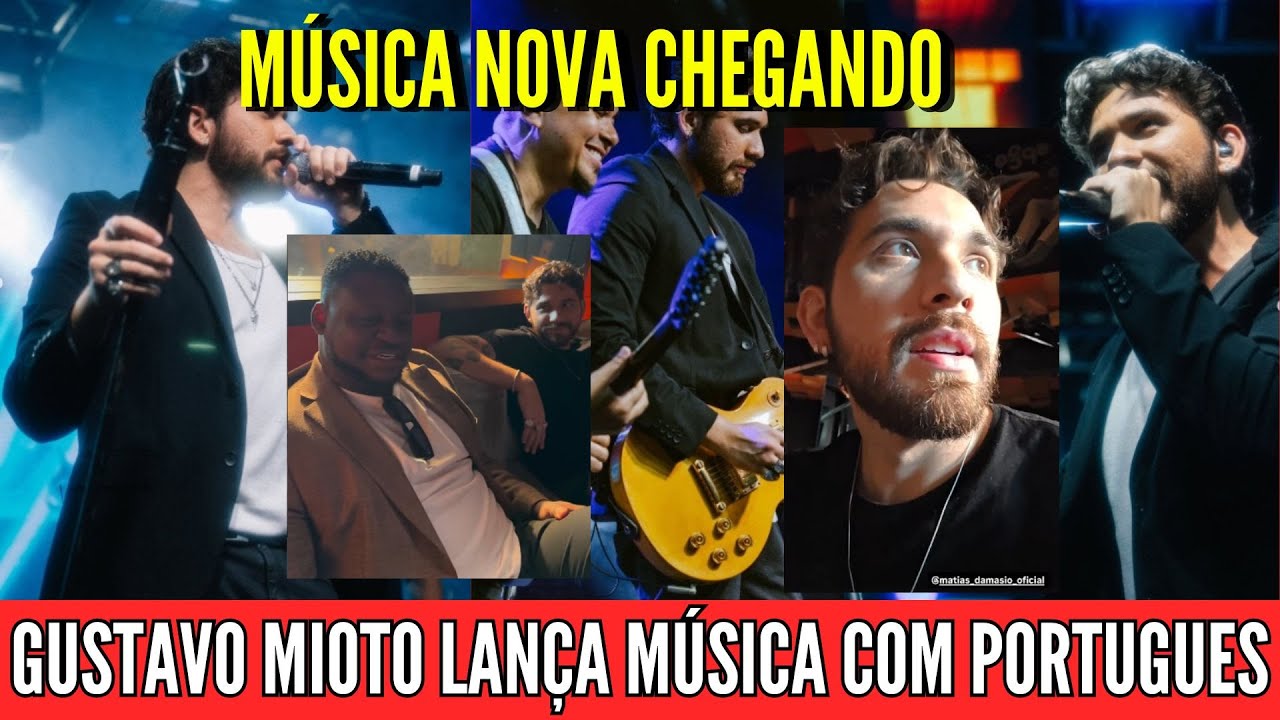 GUSTAVO MIOTO CANTANDO NA FORMATURA, E PREPARA NOVA MUSICA COM MATIAS DAMASIO.