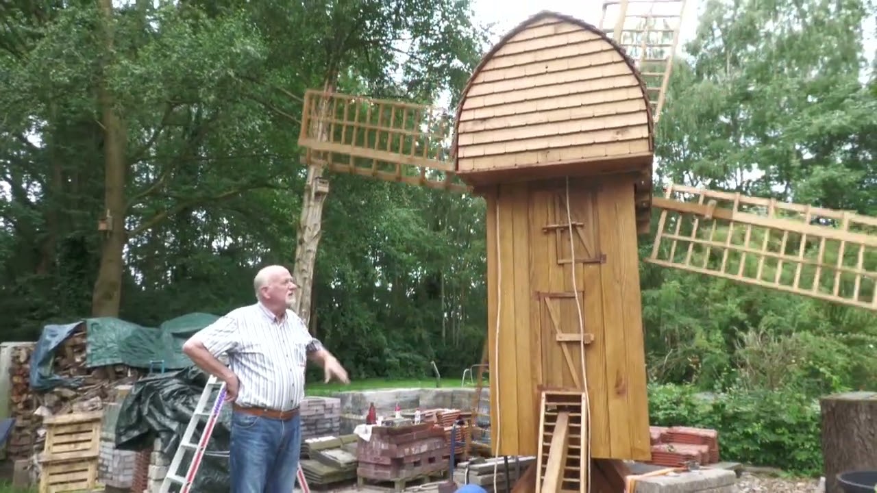 Ein Nachbau der  Bockwindmühle im Mühlenhofmuseum Münster