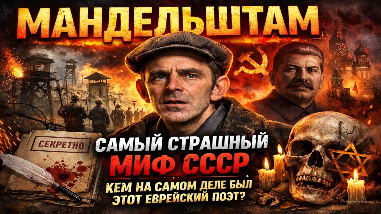 МАНДЕЛЬШТАМ Самый Страшный Миф СССР   Кем На Самом Деле Был Этот Евреискии Поэт