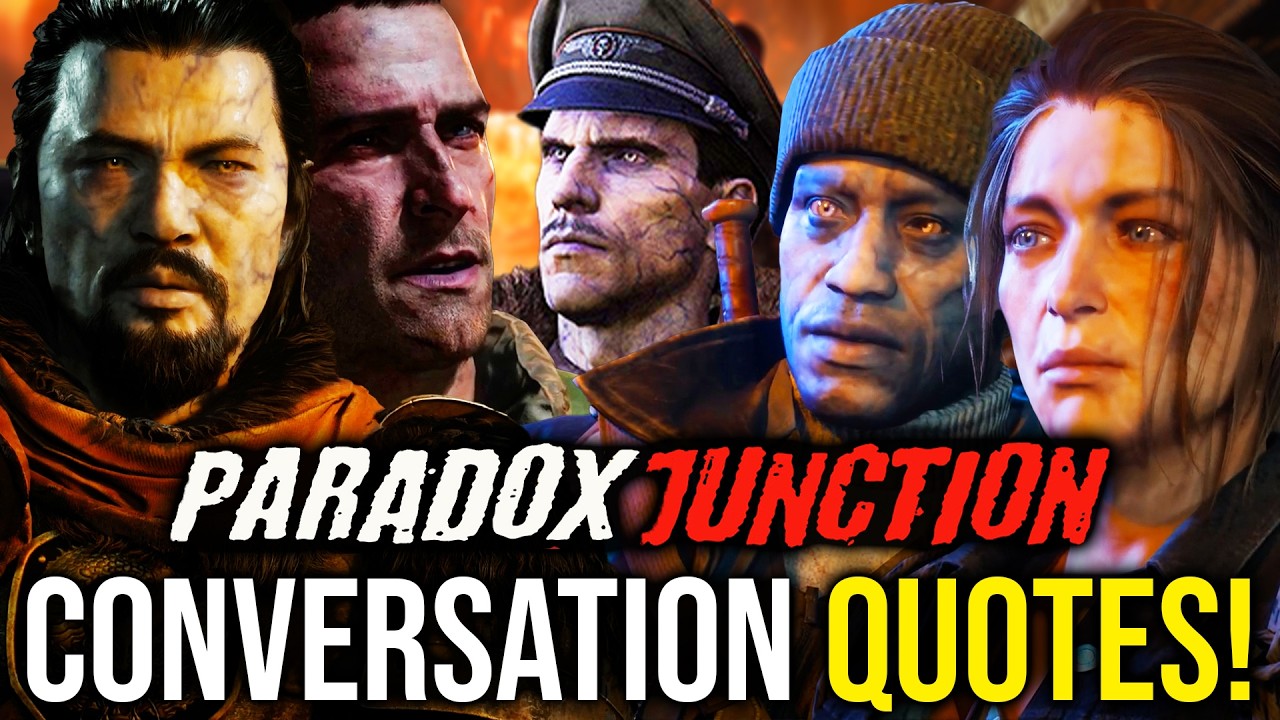 Paradox Junction: все диалоги и цитаты всех 8 персонажей!!!