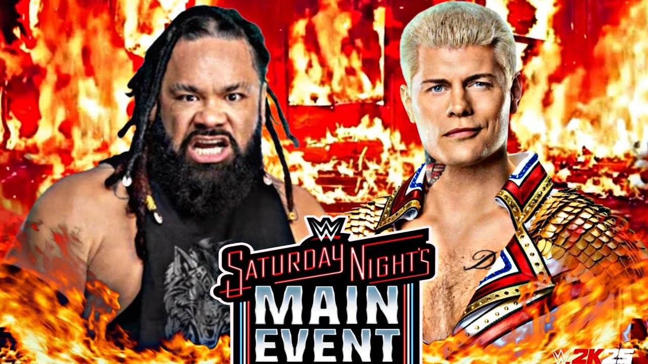 Jacob Fatu vs Cody Rhodes Wwe Saturday Nights Main Event 21 Jan 2026 Wwe2k25 Simulation - FULL MATCH