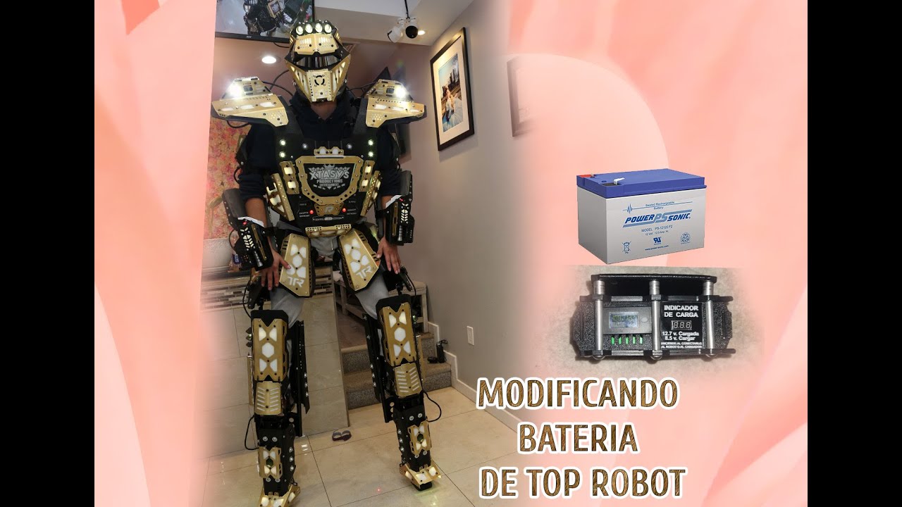 MODIFICANDO  BATERIA DEL TOP ROBOT