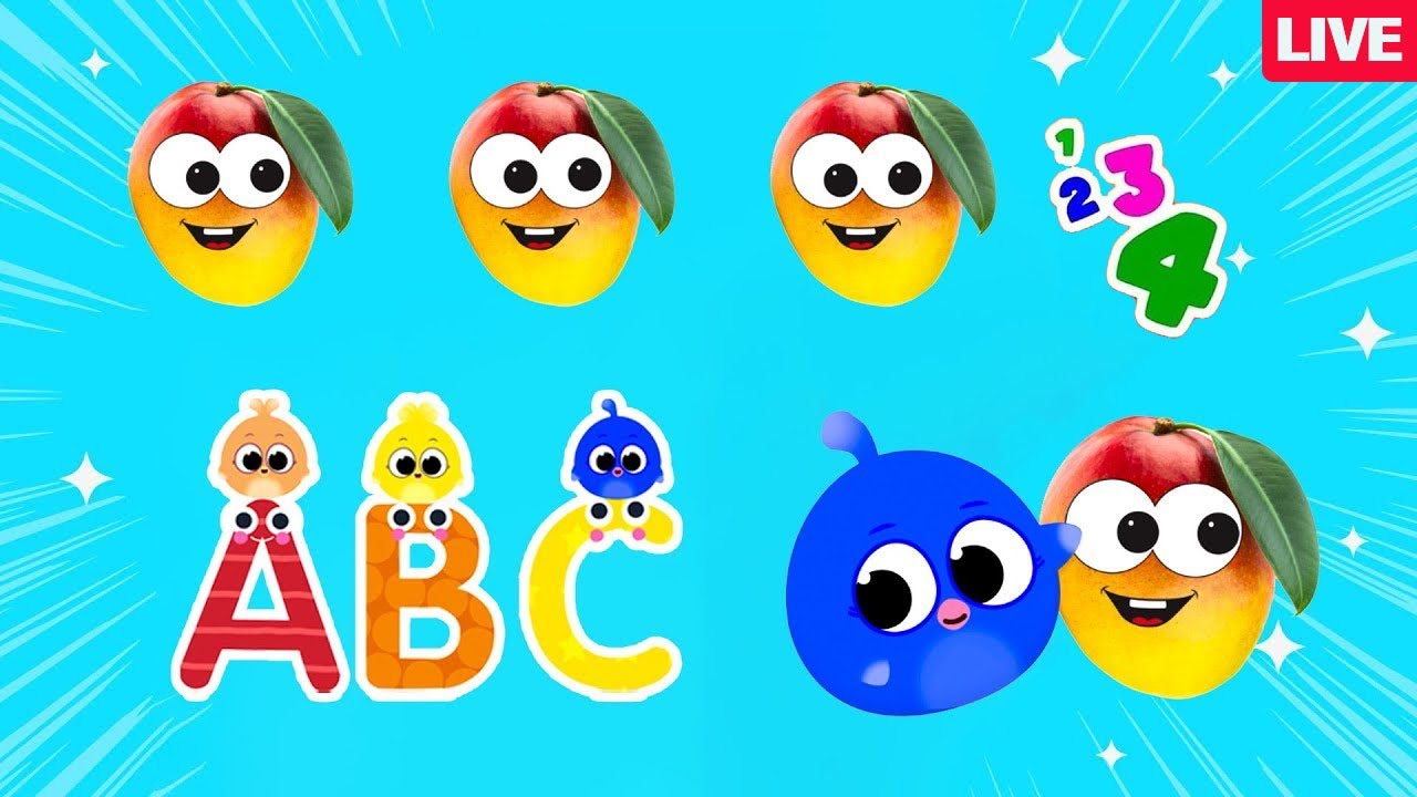 Counting Mango With Giligilis | ABC Learning | Best Learning Videos For Toddlers | Best Kids Songs