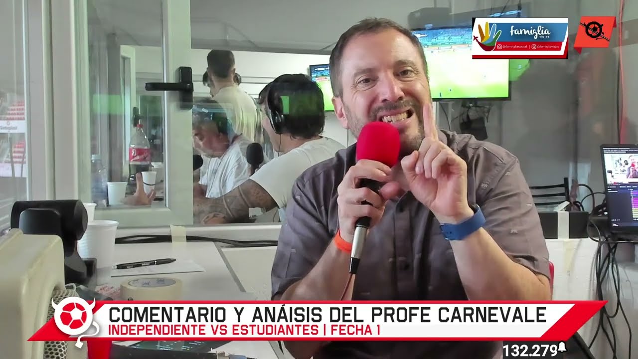 INDEPENDIENTE 1-1 ESTUDIANTES | Comentario y análisis del Profe Carnevale
