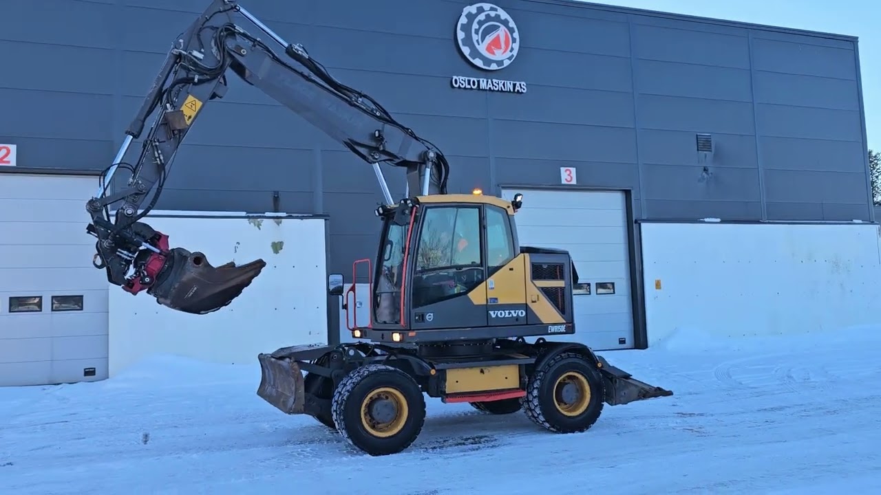 Hjulgraver Volvo EWR150 E, 2016 Modell