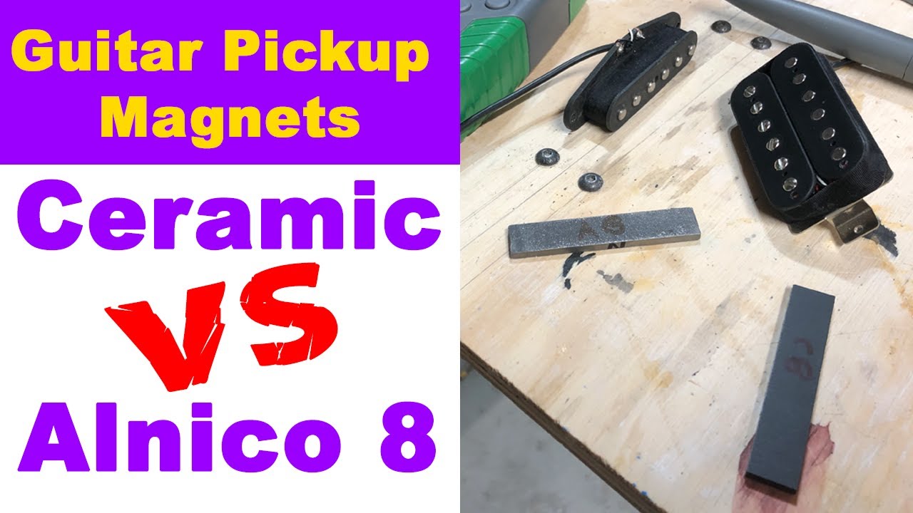 Guitar Pickup Magnets Ceramic VS Alnico 8