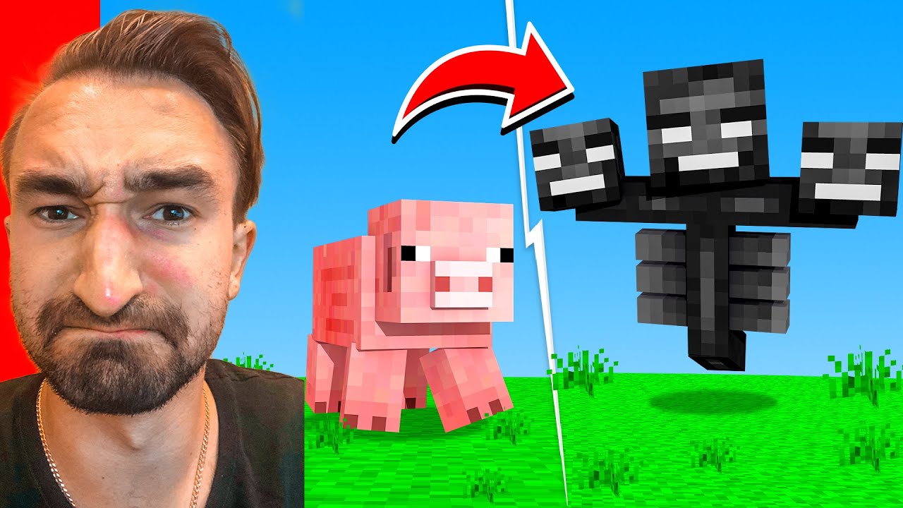 Minecraft, BUT ALL Mobs Shapeshift...