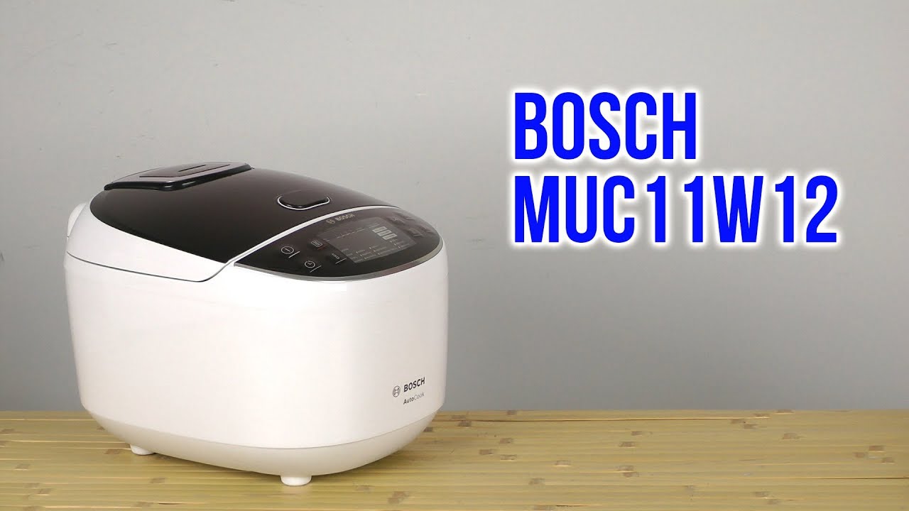 Распаковка BOSCH MUC11W12RU