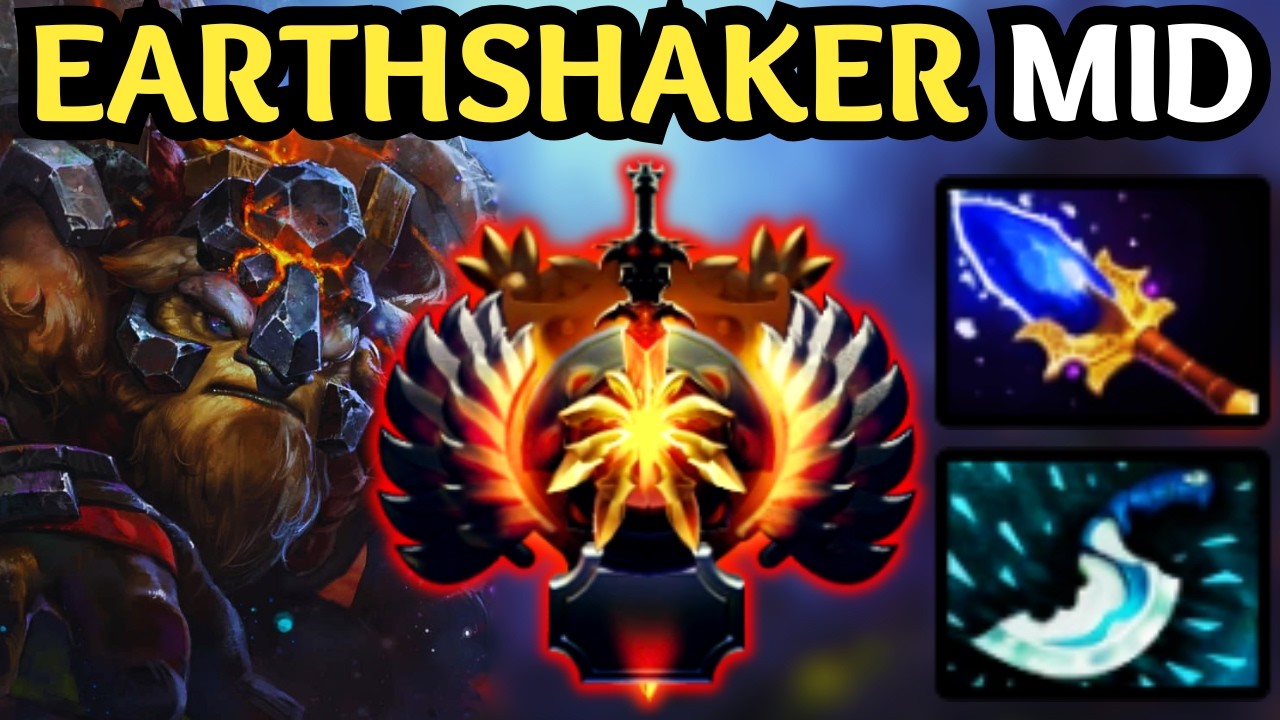 🔥 Earthshaker Mid — 20 KILLS Unstoppable Teamfight Control 🔥 Dota 2 Gameplay