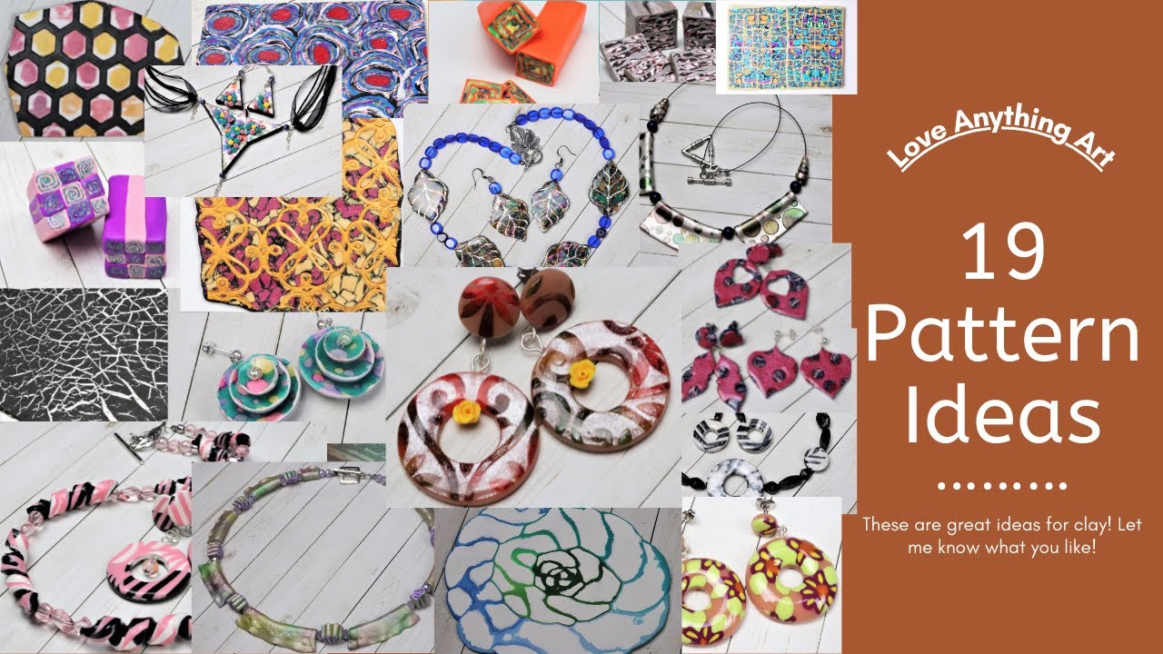 Polymer Clay Pattern Ideas Scrap Clay Ideas Compilation🎀🦋