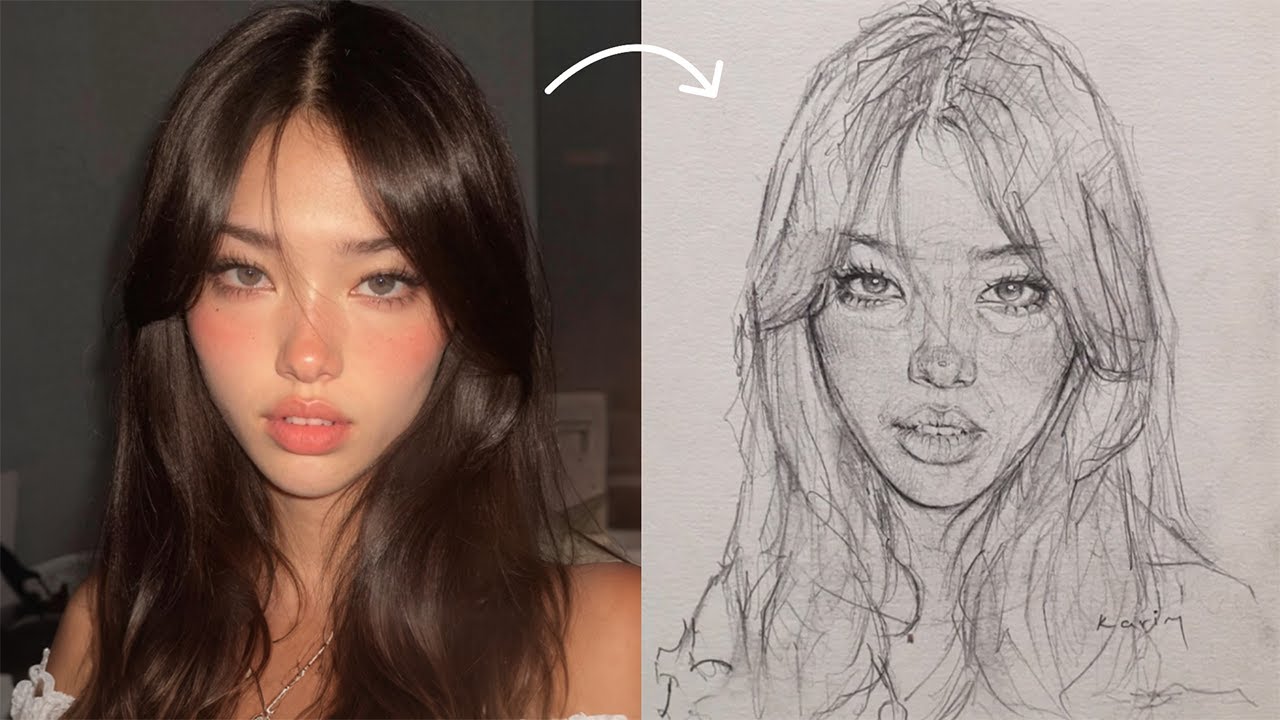 How to draw a face using LOOMIS METHOD!! (Full Voice-Over Tutorial)