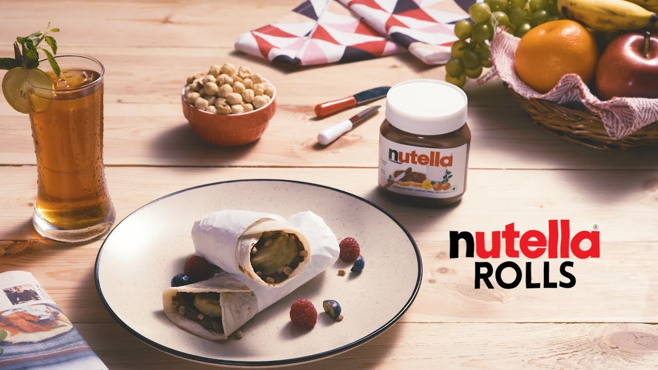 Nutella Roll | Nutella Breakfast Recipes