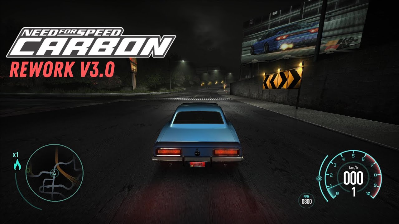 Nic co needforspeedowskie nie jest mi obce! #1 NEED FOR SPEED CARBON REWORK v3.0