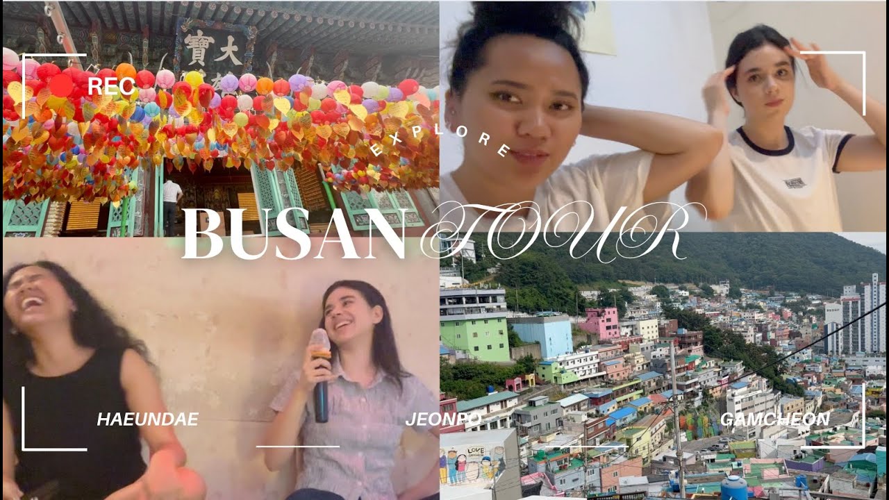 Bless in Busan vlog!! Explore Haeundae Beach, Jeonpo, Yeongdo Island, Gamcheon Village with Me 🚏📍🗺️