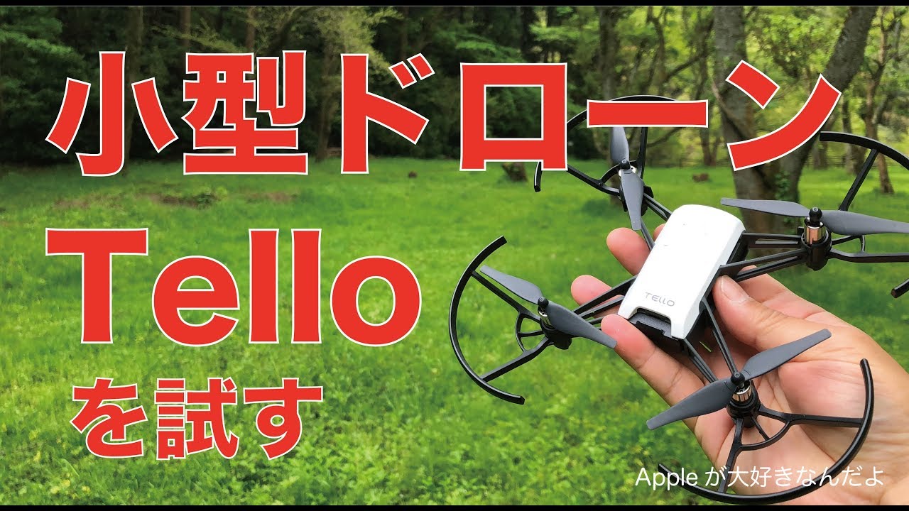 iPhoneで動かす低価格12800円・小型のドローン「Tello」を試してみました・画質はどうかな？