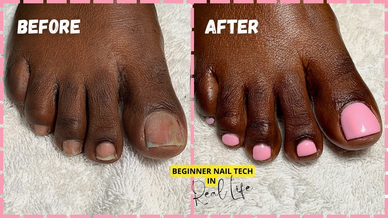 Pink Pedicure 💕 in Real Time