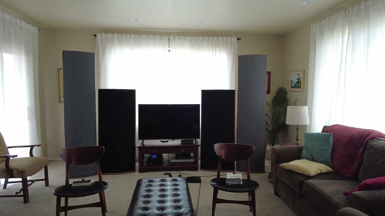 Sound Lab G73C & G54C playing side by side in Roger's Living Room