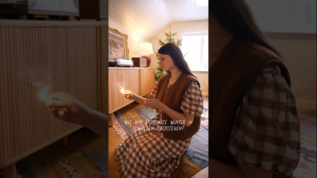 6 Monate #Winter in #Schweden 🔥❄️ #Kamin