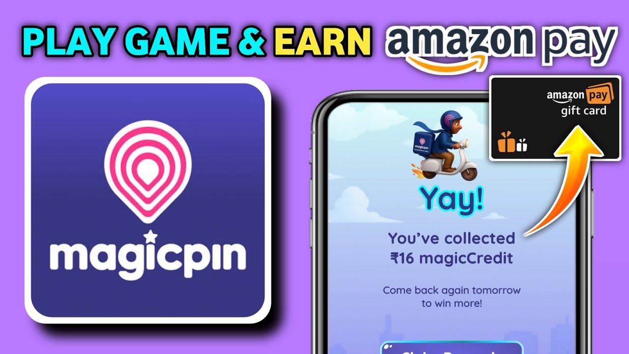 Play Magic Dash Game & Win Magic Credits Amazon Pay Giftcard | Magicpin App | Telugu Technologia