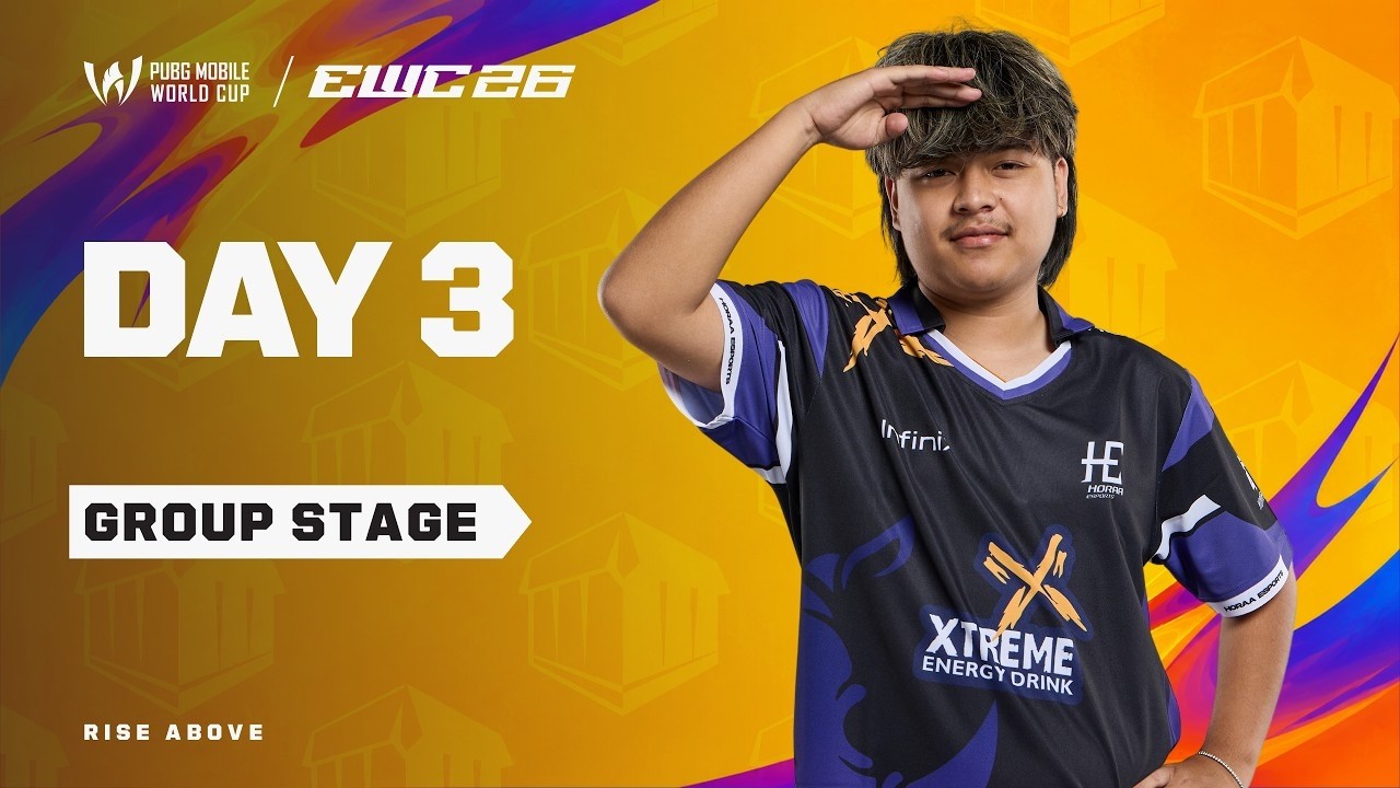 [NP] PMWC at EWC 26 Group Stage Day 3 | GROUP B | PUBG MOBILE WORLD CUP at 2026 ESPORTS WORLD CUP