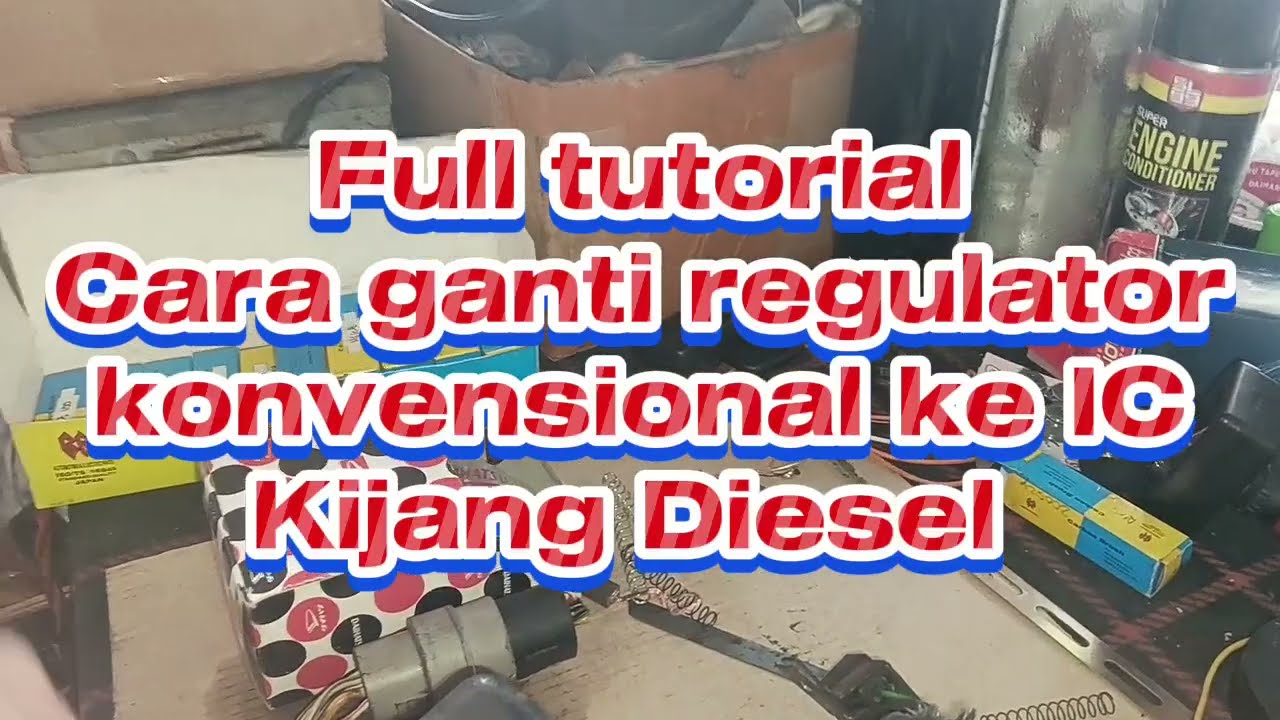Full Tutorial: Cara ganti regulator konvensional ke IC regulator pada kijang diesel