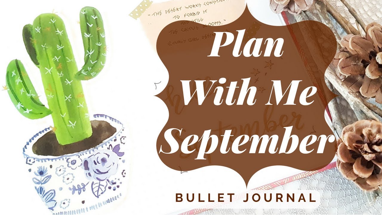 Plan With Me September 2018 ~ My Bullet Journal Setup