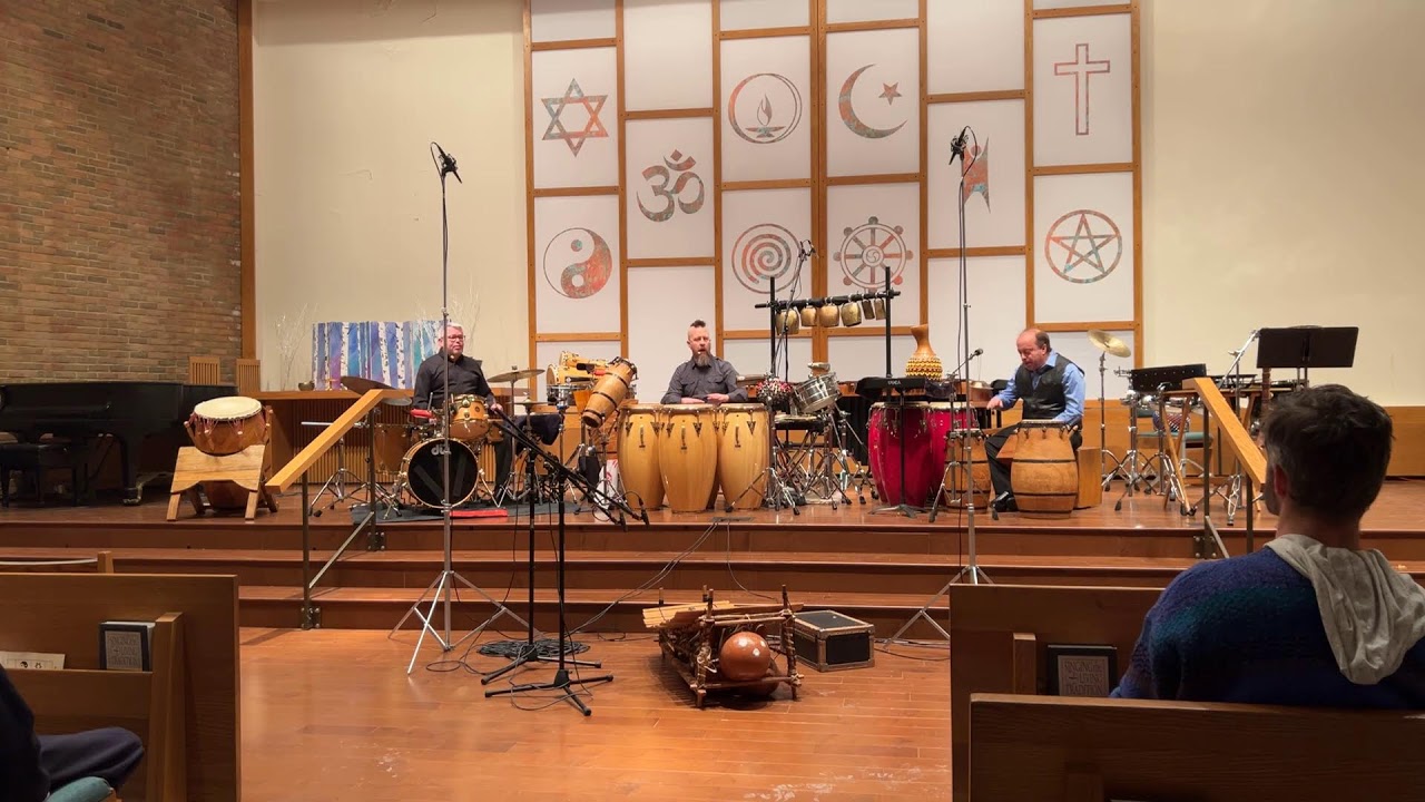 Africa→West Percussion Trio at RRCMS Live