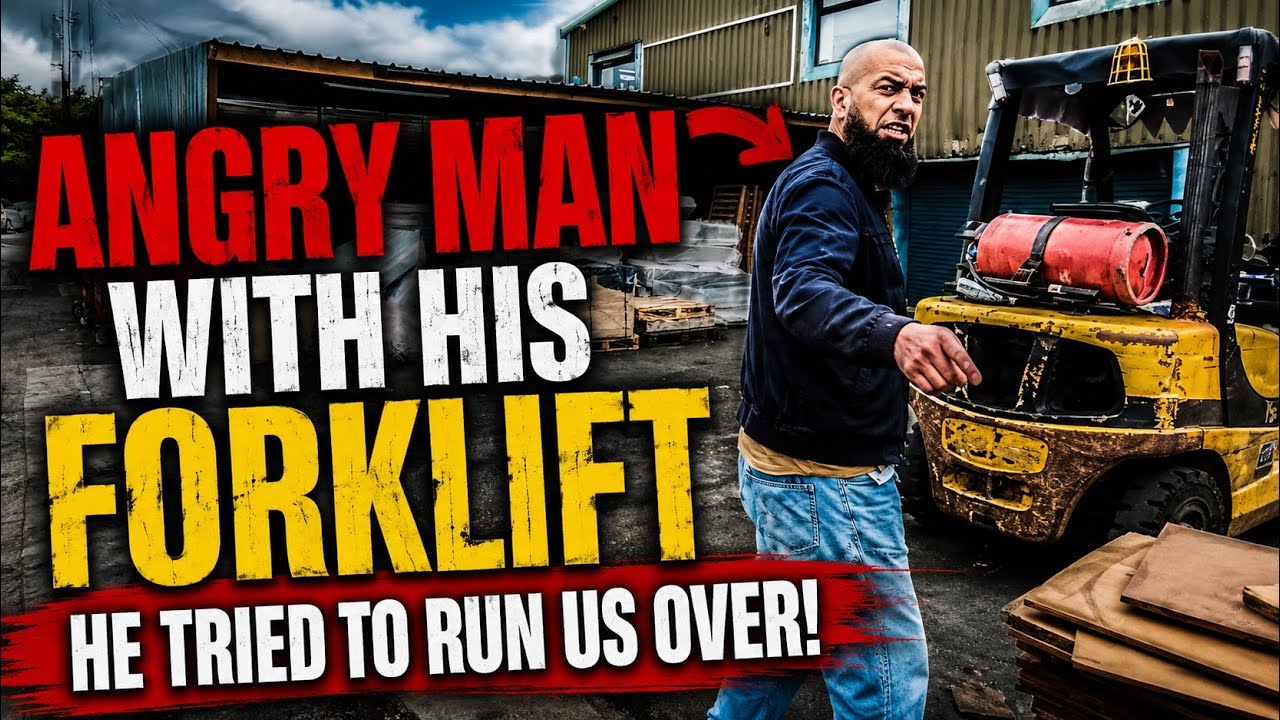 He Tried To Attack Us With His Forklift Truck Raajaa Is Wanted! 🚨⚠️❌🤣