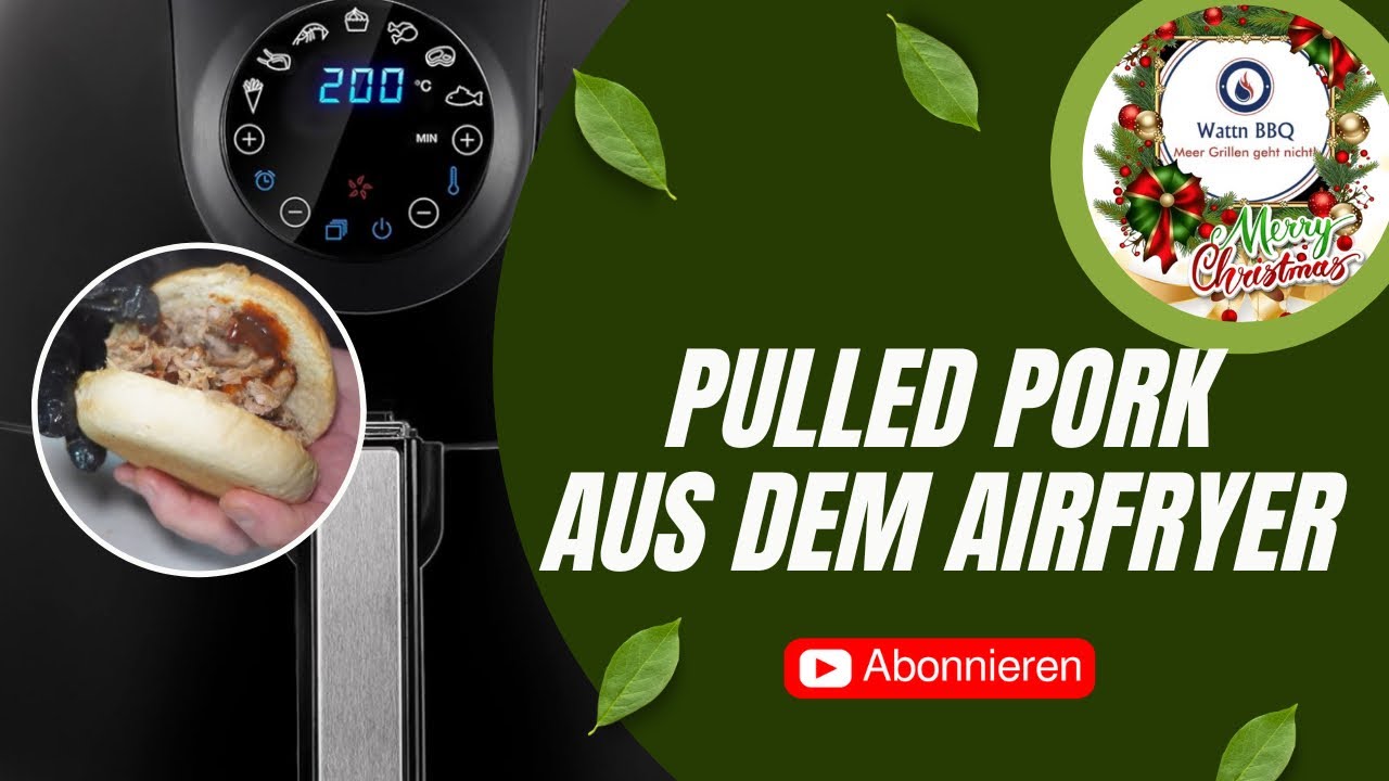 Pulled Pork aus dem Airfryer (Heißluftfritteuse)