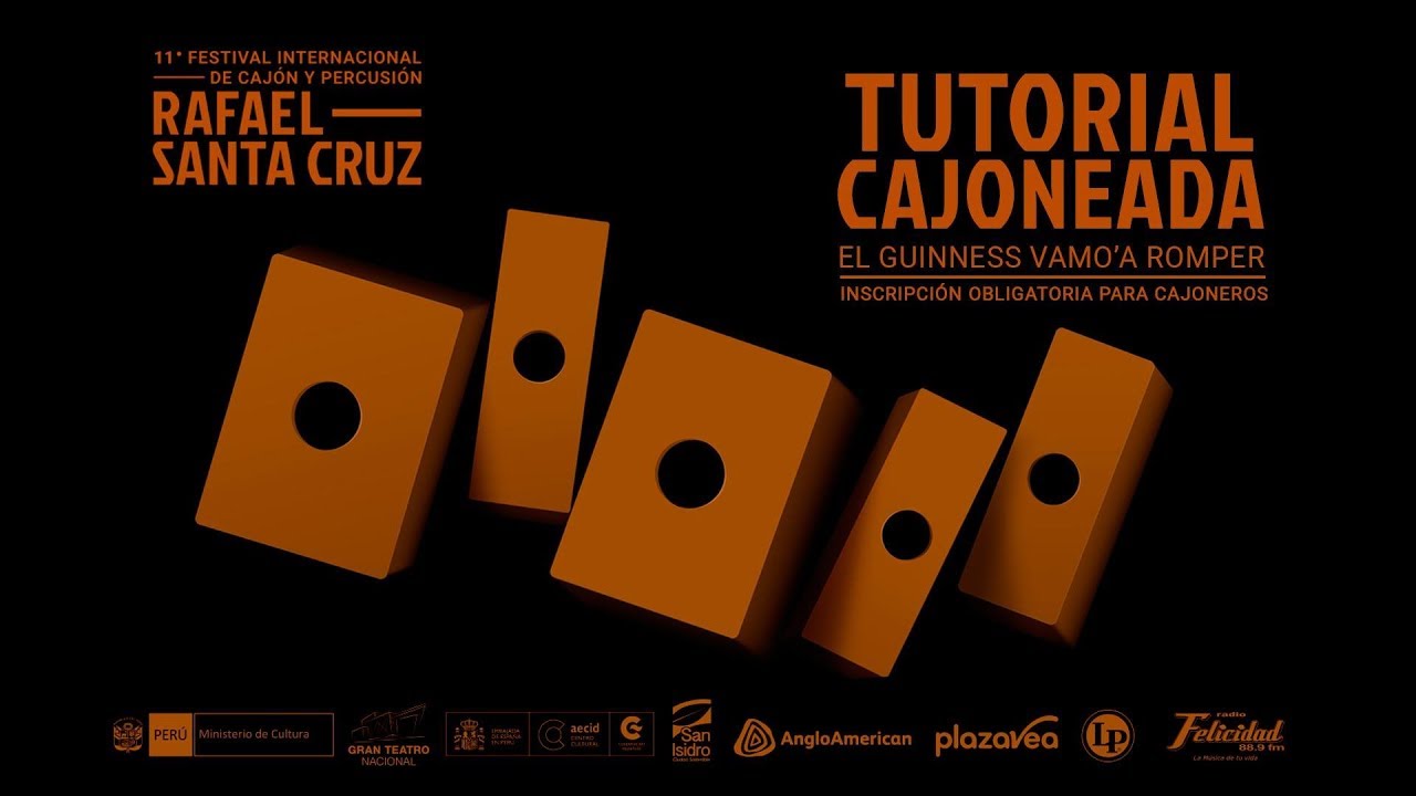 11mo.  Festival Internacional de Cajón 2018 - SECUENCIA RÍTMICA DE LA CAJONEADA
