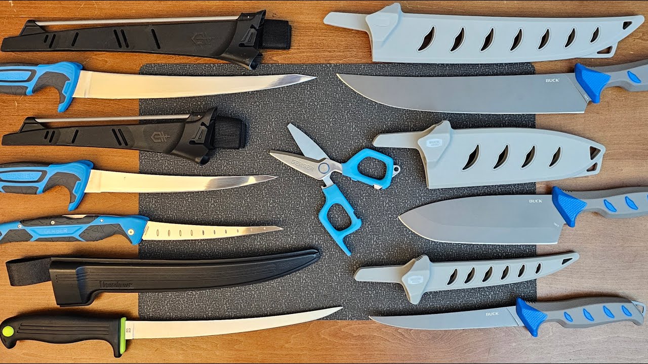 Top Selling Fishing Knives || Episode 6. || Which To Buy? Buck - Kershaw - Gerber - Fillet Knives!