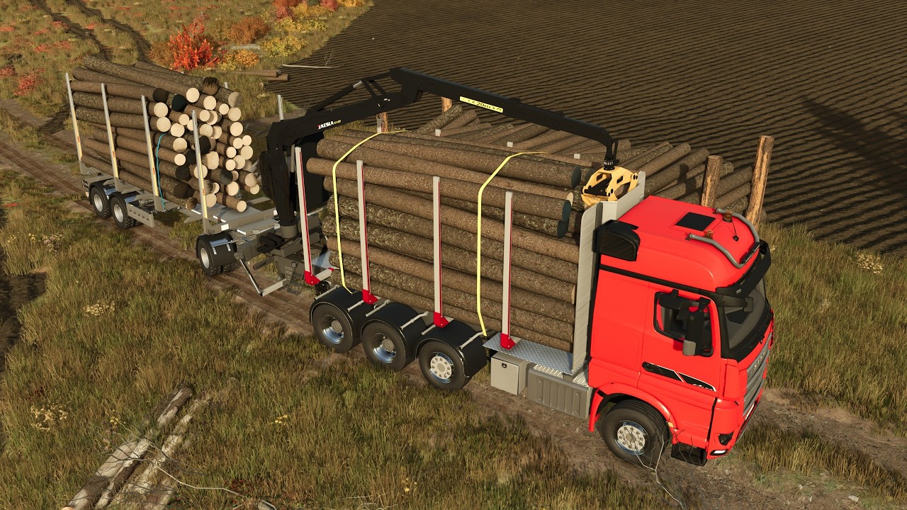 Hopping in the timber truck again | EP. 6 | Fs25 Timelapse | Geistal