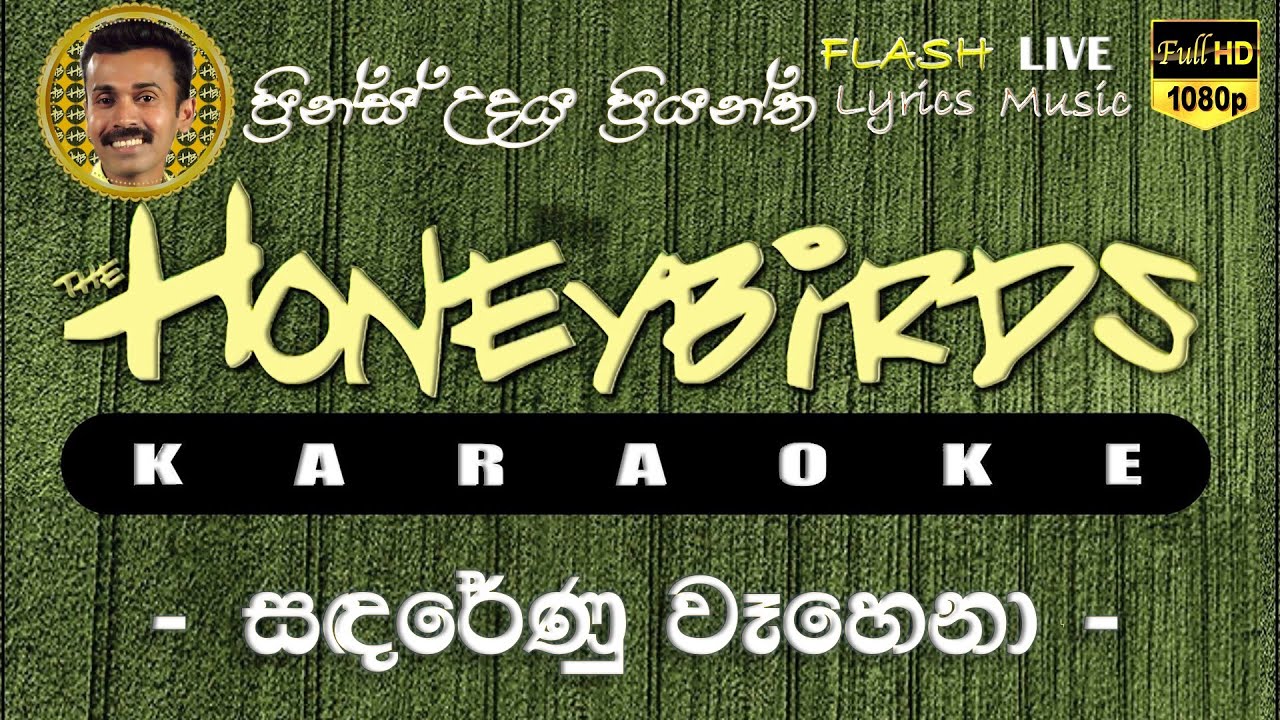 Sanda Renu Wahena Karaoke (Without Voice) සඳරේණු වෑහෙනා කැරෝකේ