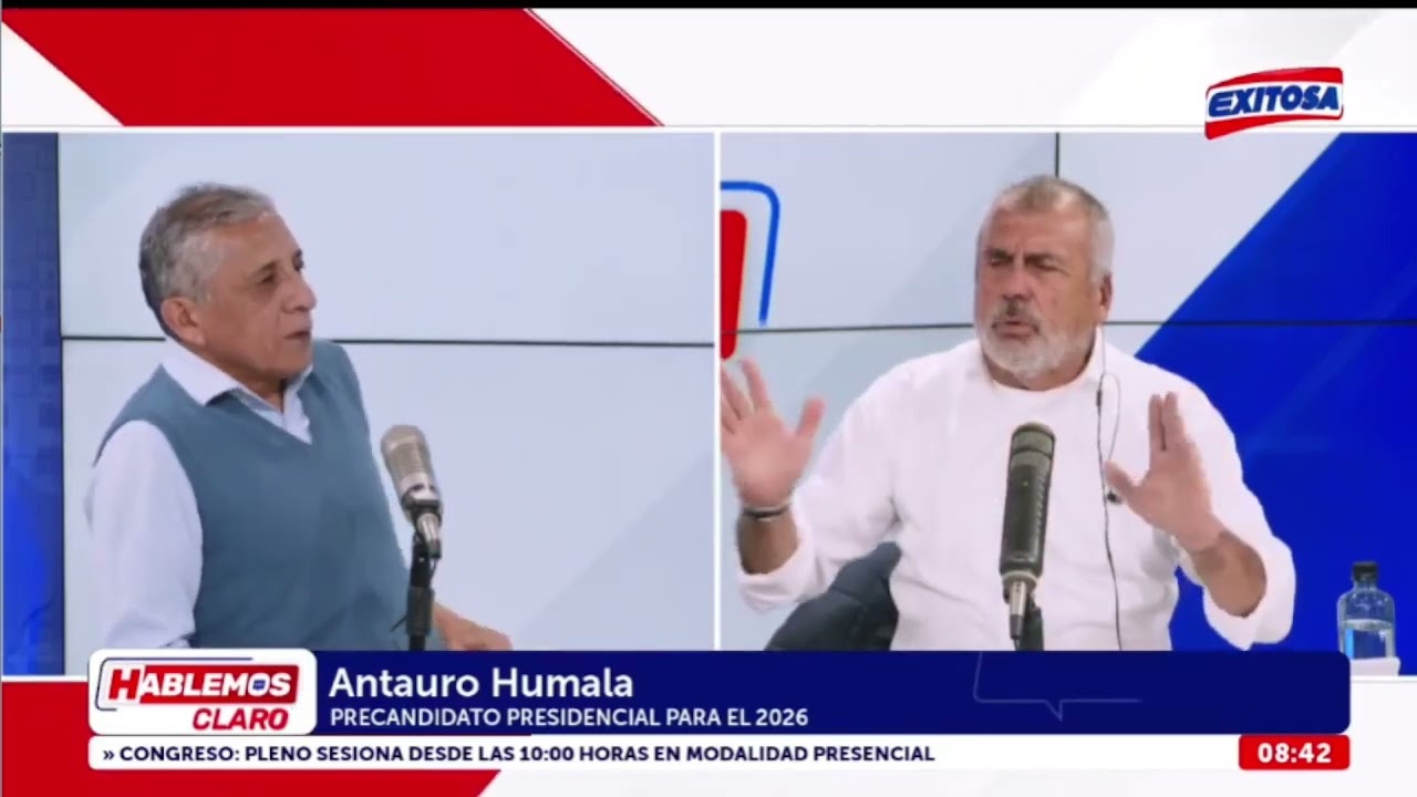 ANTAURO HUMALA EN HABLEMOS CLARO CON NICOLAS LUCAR