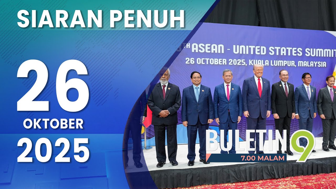 Paluan Kompang Iringi Pemimpin Ke Sidang Kemuncak ASEAN | Buletin TV9, 26 Oktober 2025