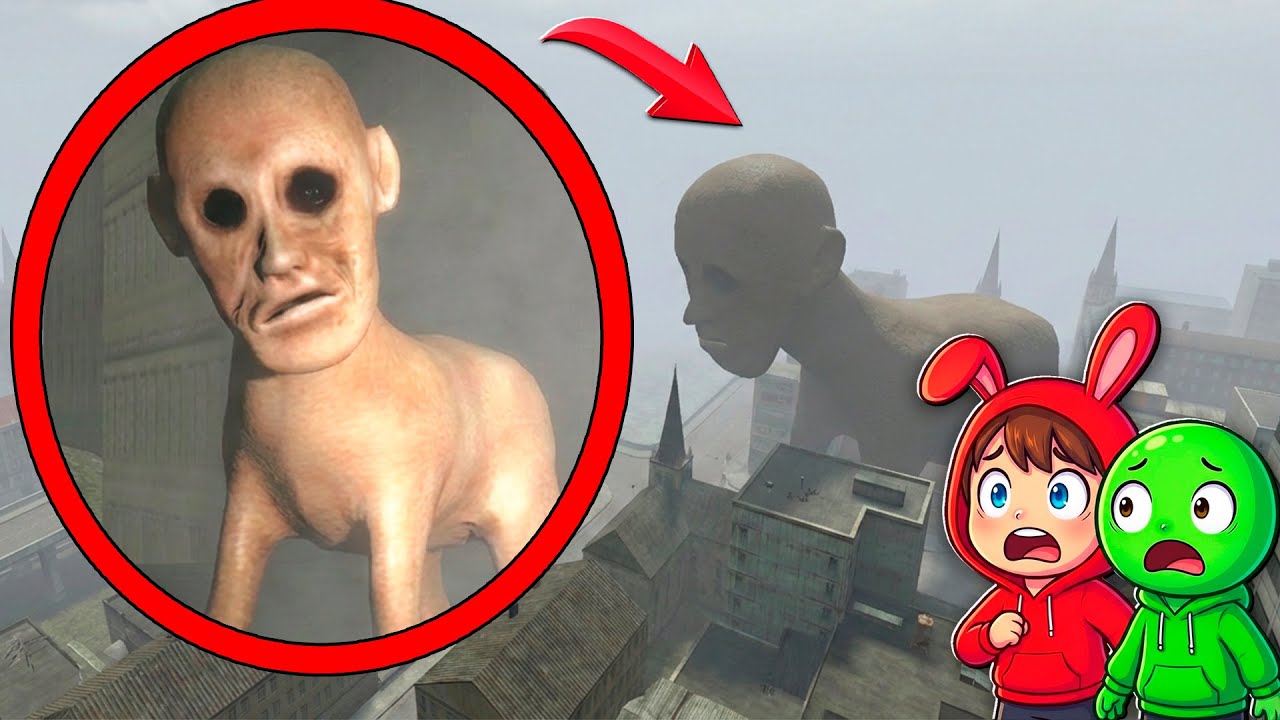 JJ and Mikey CATCHES GIANT HMSAM in BIG CITY in REAL LIFE in Garry's Mod!