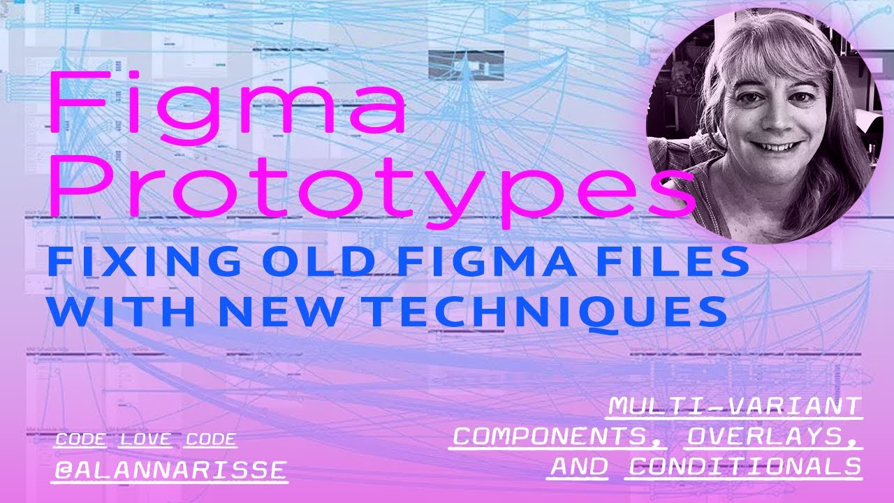 Figma Prototypes - Making old files better with multi-variant components, overlays, and conditionals