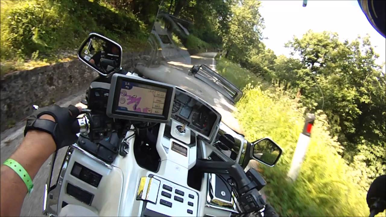 Met de Goldwingvrienden op de Monte Velo in Arco (Italie)