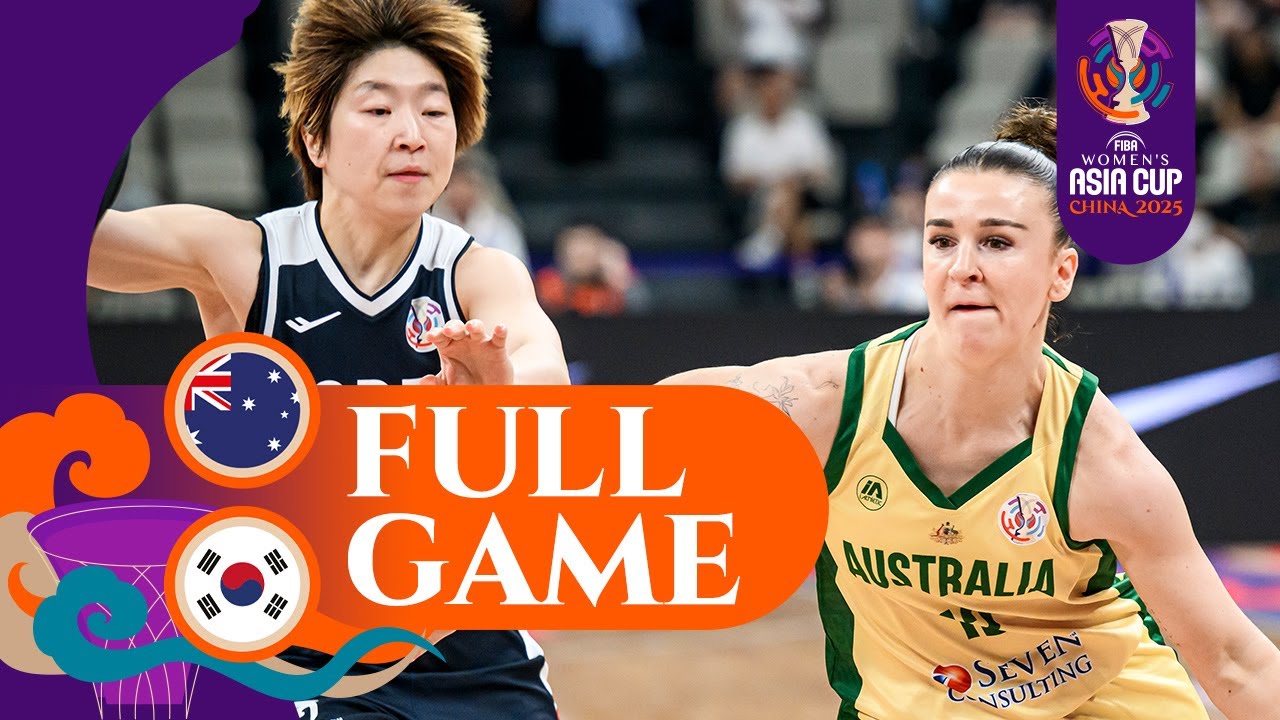 Australia v Korea | Full Basketball Game | FIBA Women's Asia Cup 2025-Division A