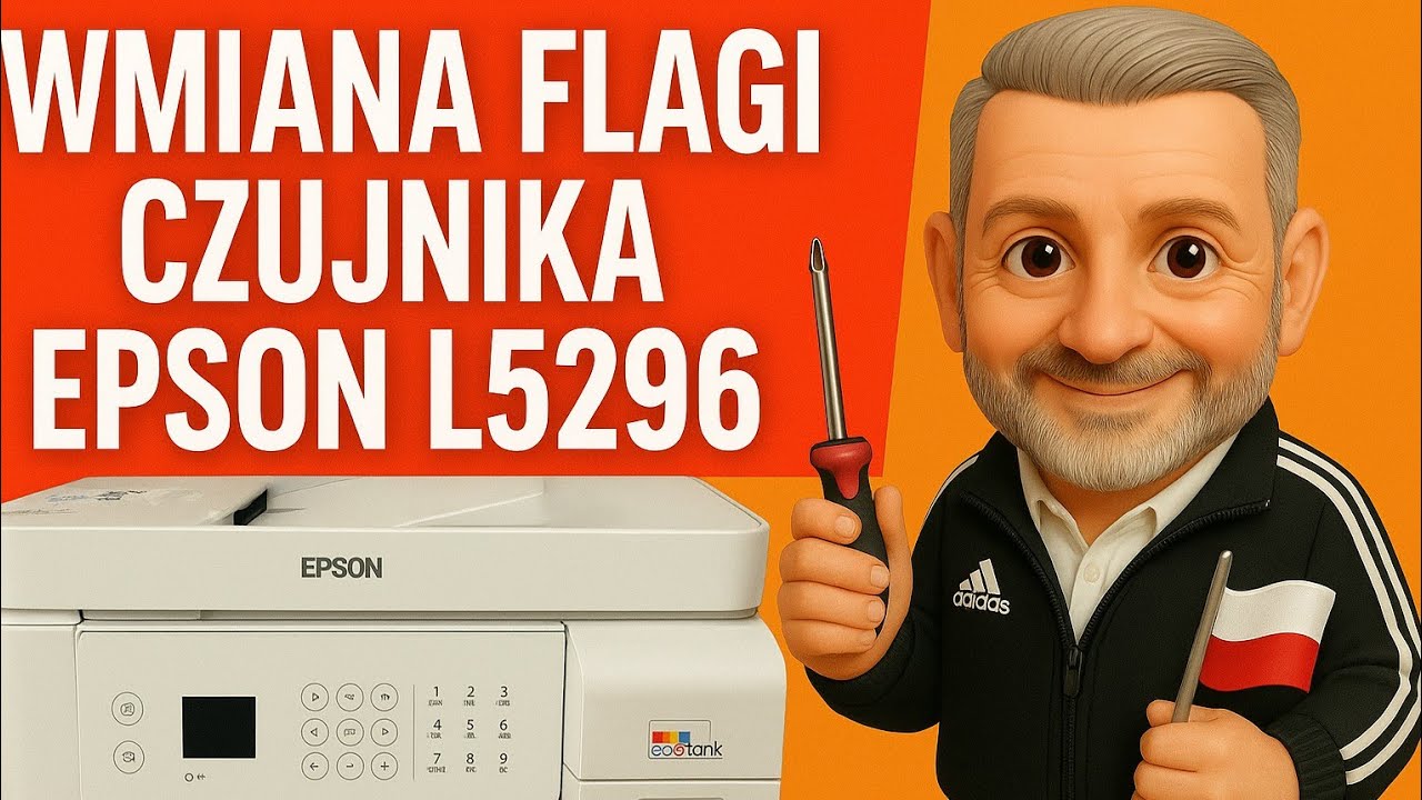 EPSON ECOTANK L5296 🖨️ Wymiana flagi czujnika papieru