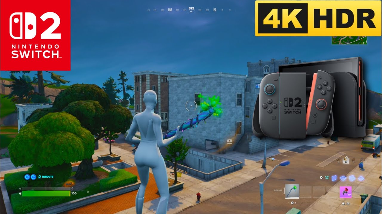Nintendo Switch 2 Fortnite Reload Gameplay (4K 60FPS)