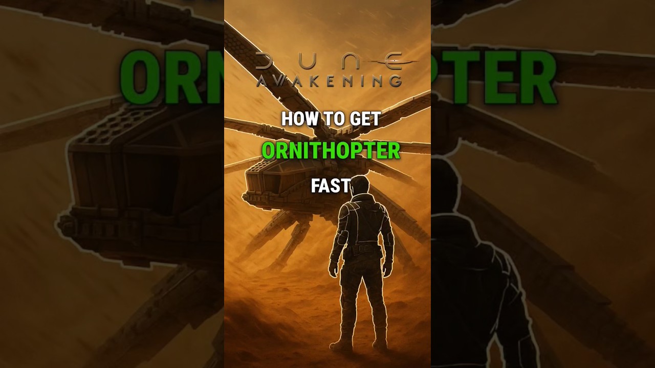 Как БЫСТРО получить орнитоптер в Dune Awakening &mdash; избегайте недель упорной работы! #dune #duneawa...