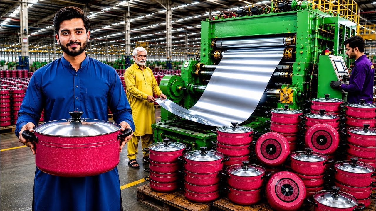 How Premium Nonstick Pots Are Made | Inside a Secret Giant Factory