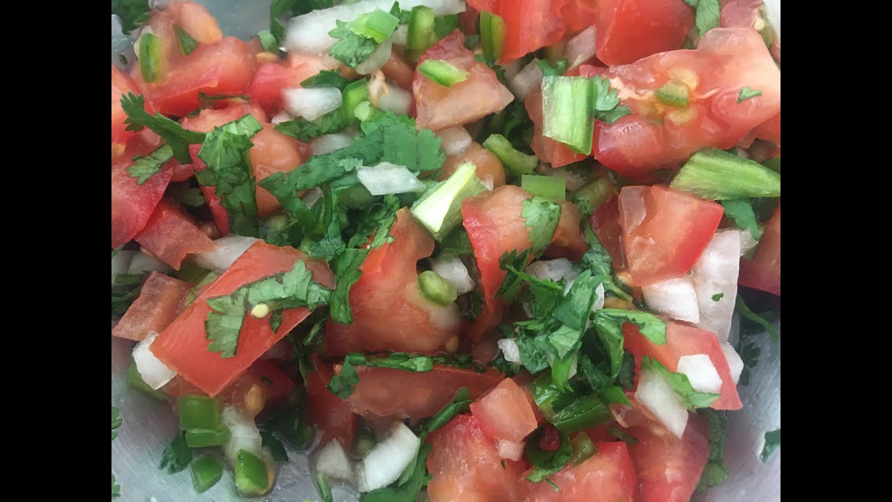 Making Pico de Gallo