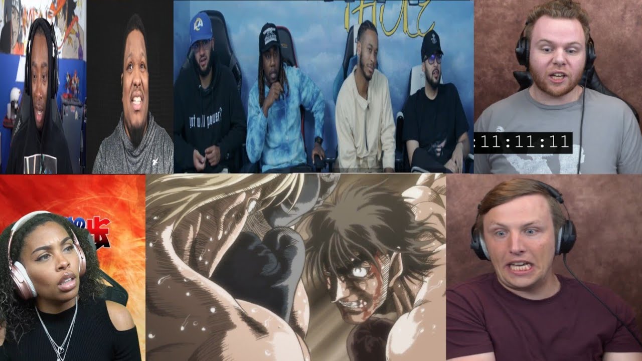 HAJIME NO IPPO EPISODE 3x25 REACTION MASHUP