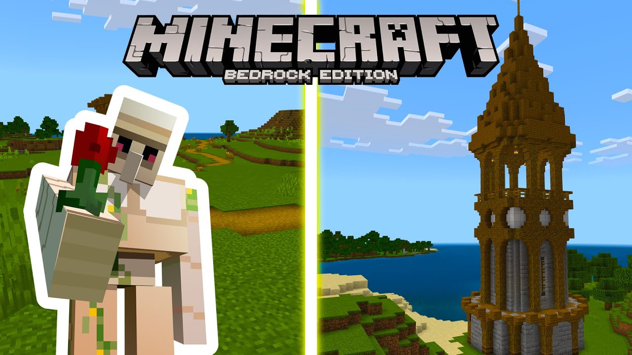 Survival BEDROCK - DECOREI A FARM DE FERRO (ficou incrivel)