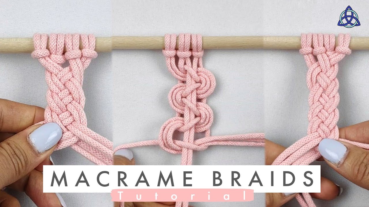 Macrame Braids with 4(8) Cords | NEW MACRAME TUTORIAL